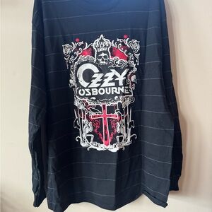 Ozzy Osbourne Black Graphic Long Sleeve Shirt